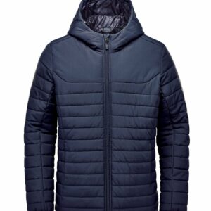 Nautilus quilted hooded jacket - Navy, S