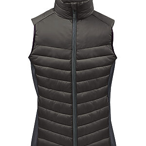 Women’s Montserrat thermal vest - Black/Granite, S