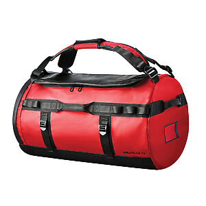 Nautilus waterproof 70 litre duffle - Bold Red, One size