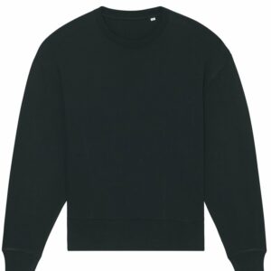 Radder oversized brushed crew neck (STSU857) - Black, XXS