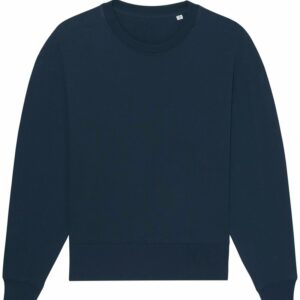 Radder oversized brushed crew neck (STSU857) - French Navy, XXS