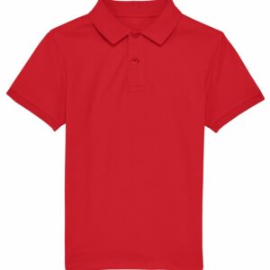 Mini sprinter kids polo (STPK908) - Red, 3/4 Yrs