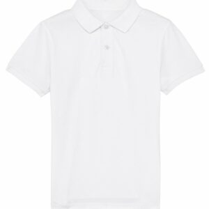 Mini sprinter kids polo (STPK908) - White, 3/4 Yrs
