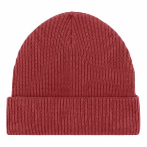 Fisherman beanie in unisex fit (STAU771) - Red Earth, One size