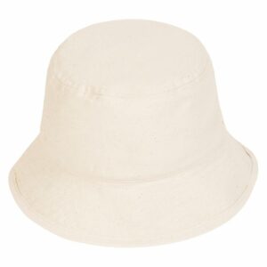 Bucket hat with metal eyelets (STAU893) - Natural, S/M