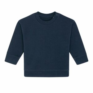 Baby Changer terry crew neck sweatshirt (STSB920) - French Navy, 6/12 Months
