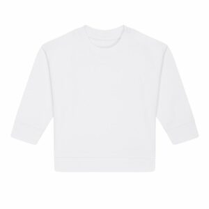 Baby Changer terry crew neck sweatshirt (STSB920) - White, 6/12 Months