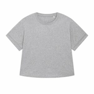 Stella Collider oversized women’s t-shirt (STTW089) - Heather Grey, XS
