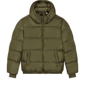 Unisex Puffer oversized jacket (STJU840) - British Khaki, XXS