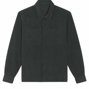Unisex River shirt jacket (STJU845) - Dark Heather Grey, XXS