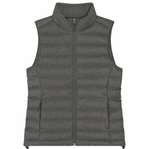 Stella Climber wool-like bodywarmer (STJW899) - Deep Metal Heather Grey, XS
