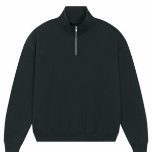 Unisex Miller dry 1/4 zip sweatshirt (STSU795) - Black, XXS