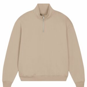 Unisex Miller dry 1/4 zip sweatshirt (STSU795) - Desert Dust, XXS