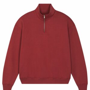 Unisex Miller dry 1/4 zip sweatshirt (STSU795) - Red Earth, XXS