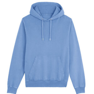 Unisex Archer vintage hoodie sweatshirt (STSU040) - Garment Dyed Swimmer Blue, XXS