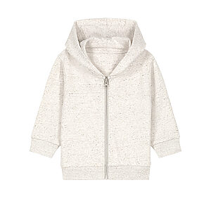 Baby Connector hoodie zip-through sweatshirt (STSB105) - Eco Heather, 6/12 Months