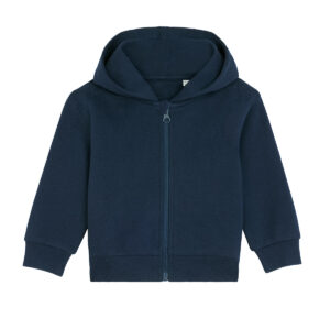 Baby Connector hoodie zip-through sweatshirt (STSB105) - French Navy, 6/12 Months