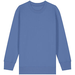 Kids Mini Changer 2.0 iconic crew neck sweatshirt (STSK181) - Bright Blue, 3/4 Yrs
