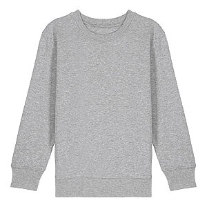 Kids Mini Changer 2.0 iconic crew neck sweatshirt (STSK181) - Heather Grey, 3/4 Yrs