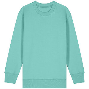 Kids Mini Changer 2.0 iconic crew neck sweatshirt (STSK181) - Pool Blue, 3/4 Yrs