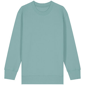 Kids Mini Changer 2.0 iconic crew neck sweatshirt (STSK181) - Teal Monstera, 3/4 Yrs