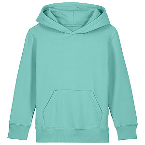 Kids Mini Cruiser 2.0 iconic hoodie sweatshirt (STSK180) - Pool Blue, 3/4 Yrs