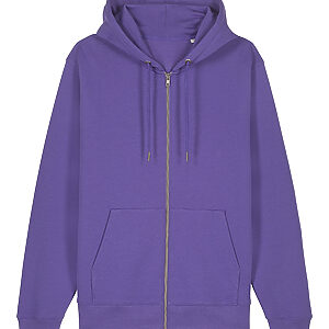 Unisex Cultivator 2.0 iconic zip-thru hoodie sweatshirt (STSU179) - Purple Love, XXS