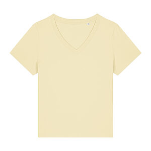 Women’s Stella Isla v-neck t-shirt (STTW176) - Butter, XS