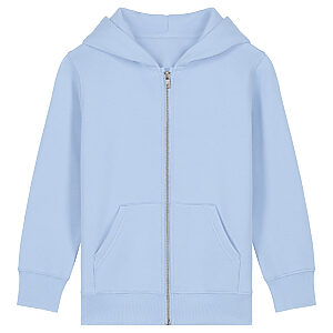 Kids Mini Cultivator 2.0 iconic zip-thru hoodie sweatshirt (STSK182) - Blue Soul, 3/4 Yrs