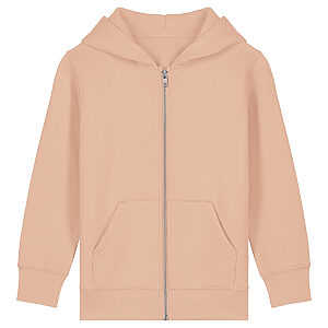 Kids Mini Cultivator 2.0 iconic zip-thru hoodie sweatshirt (STSK182) - Fraiche Peche, 3/4 Yrs