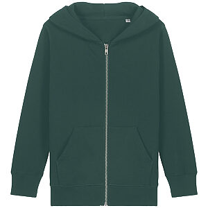 Kids Mini Cultivator 2.0 iconic zip-thru hoodie sweatshirt (STSK182) - Glazed Green, 3/4 Yrs