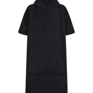 Kids poncho - Black, 3/5 Years