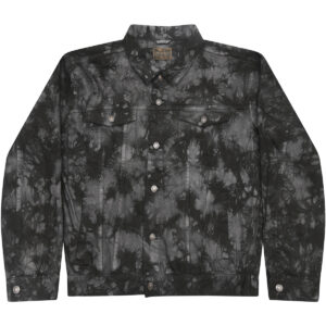 Tie-dye denim jacket - Crystal Black, S