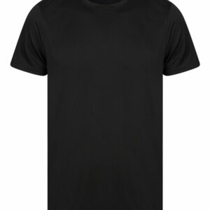 Recycled performance T - Black, XS
