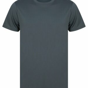 Recycled performance T - Charcoal, XS