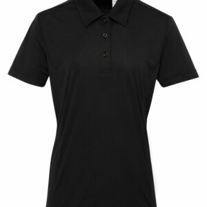 Women's TriDri® panelled polo - Black, XS