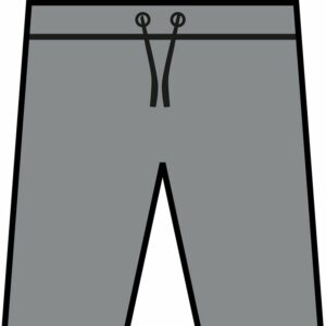 Men's TriDri® jogger shorts - Heather Grey, S