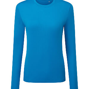 Women's TriDri® long sleeve performance t-shirt - Sapphire, XS