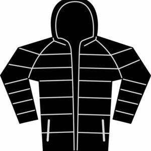Men's TriDri® microlight longline jacket - Black, S