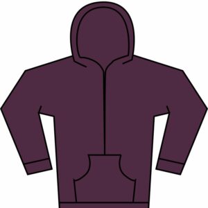 Women's TriDri® 1/2 zip hoodie - Mulbery, XXS