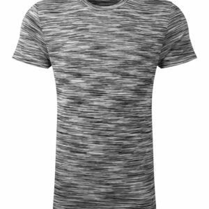 TriDri® space dye performance t-shirt - Black/Grey, S
