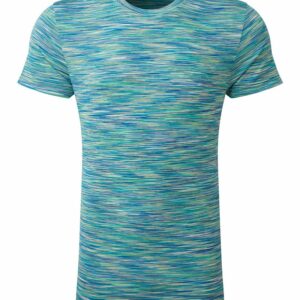 TriDri® space dye performance t-shirt - Green/Blue, S