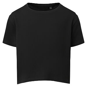 Kids TriDri® boxy tee - Black, 5/6 Yrs