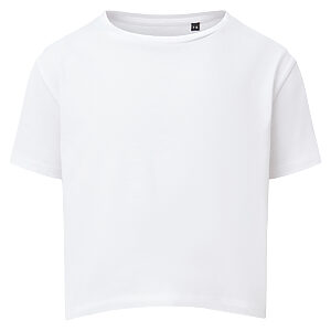 Kids TriDri® boxy tee - White, 5/6 Yrs