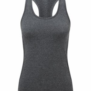 Women's TriDri® seamless '3D fit' multi-sport sculpt vest - Black Melange, XS
