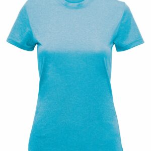 Women's TriDri® recycled performance t-shirt - Turquoise Melange, XS