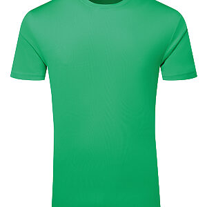 TriDri® Ion-Charge recycled textured tee - Bright Kelly, S