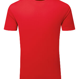 TriDri® Ion-Charge recycled textured tee - Fire Red, S
