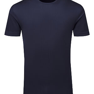 TriDri® Ion-Charge recycled textured tee - French Navy, S