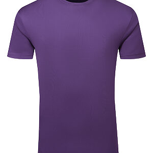 TriDri® Ion-Charge recycled textured tee - Bright Purple, S